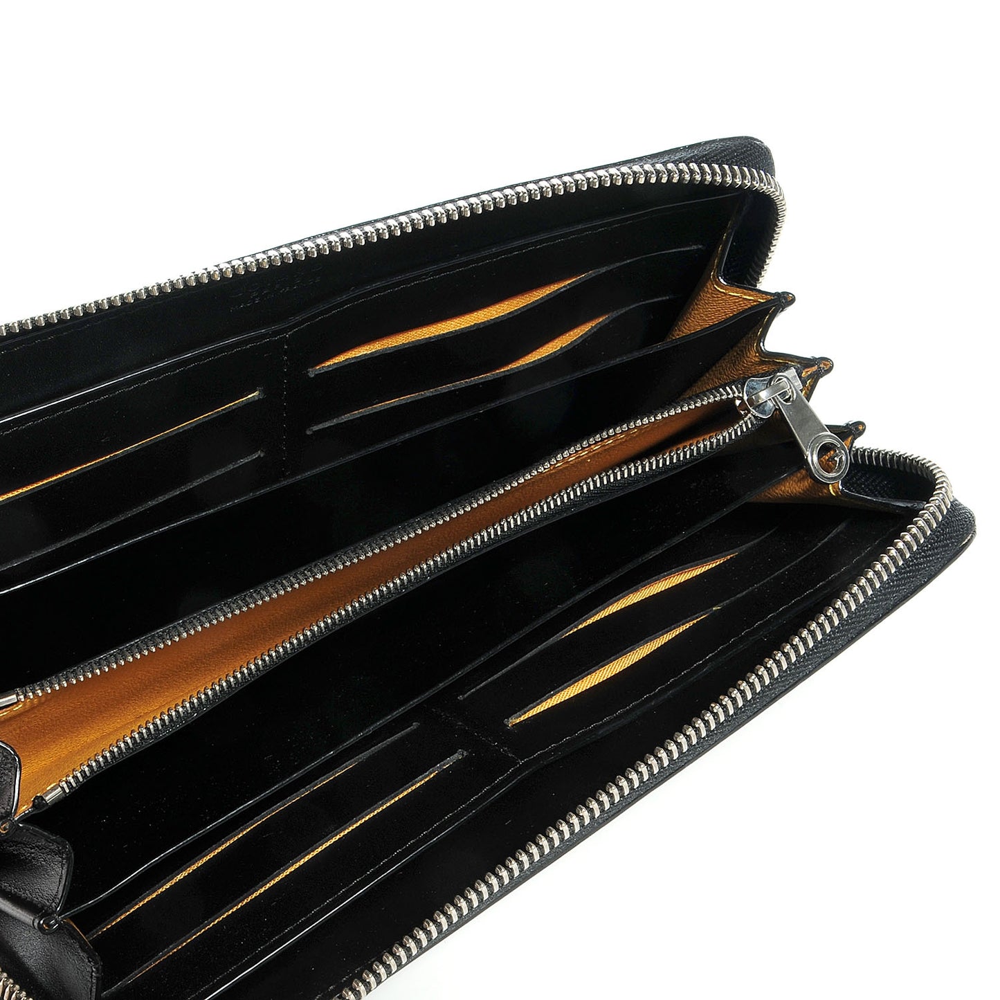 Goyardine Matignon Zip Around GM Wallet Black