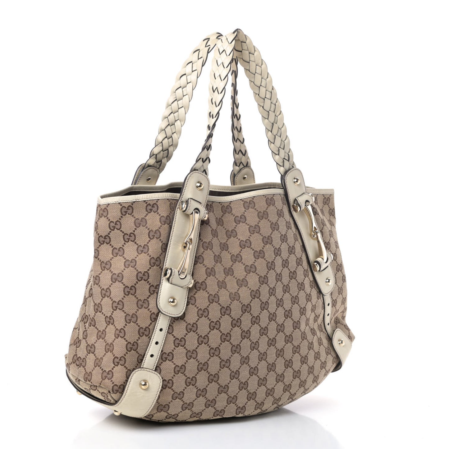 Monogram Medium Pelham Shoulder Bag Off White