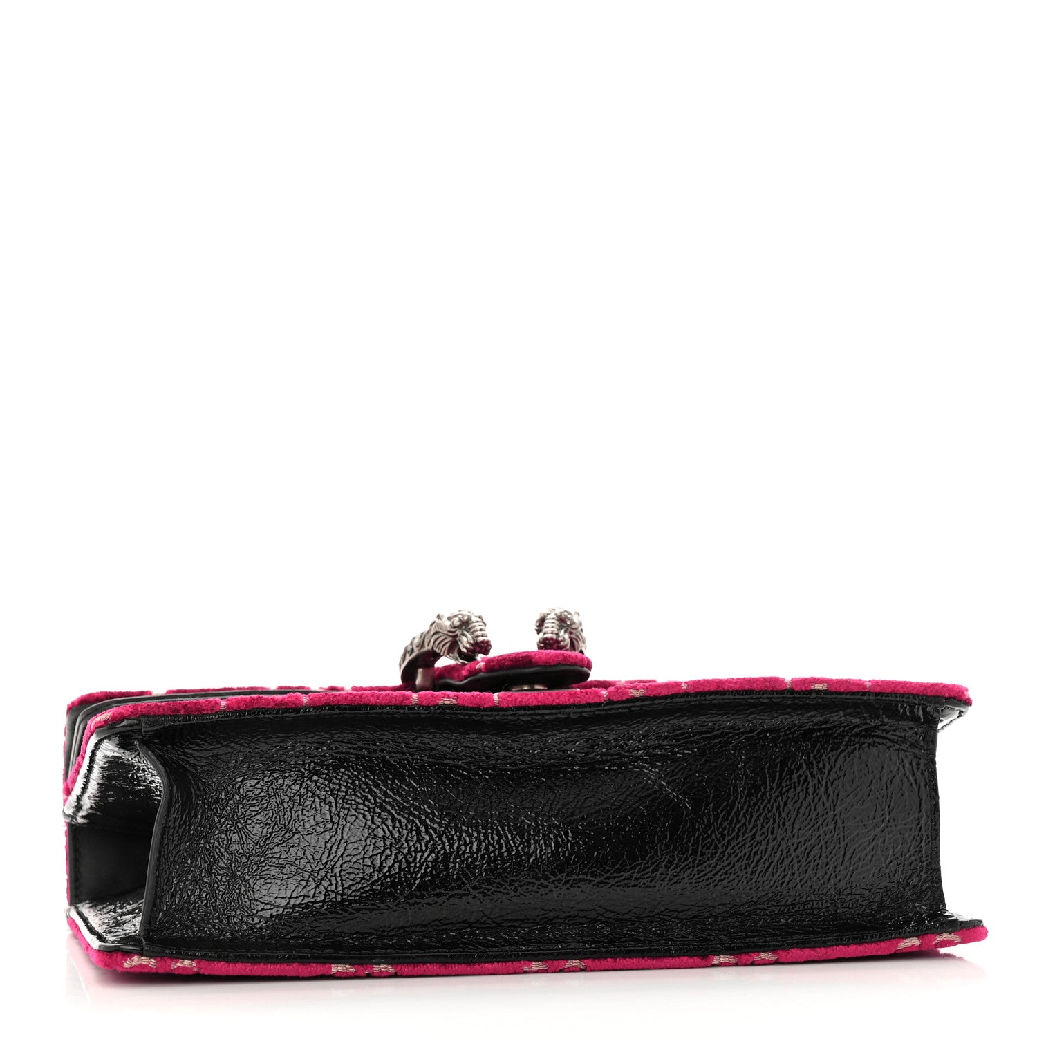 Gucci Velvet Skipper Crystal GG Monogram Small Dionysus Shoulder Bag Red Cipria Black Black Diamond 4 of 16