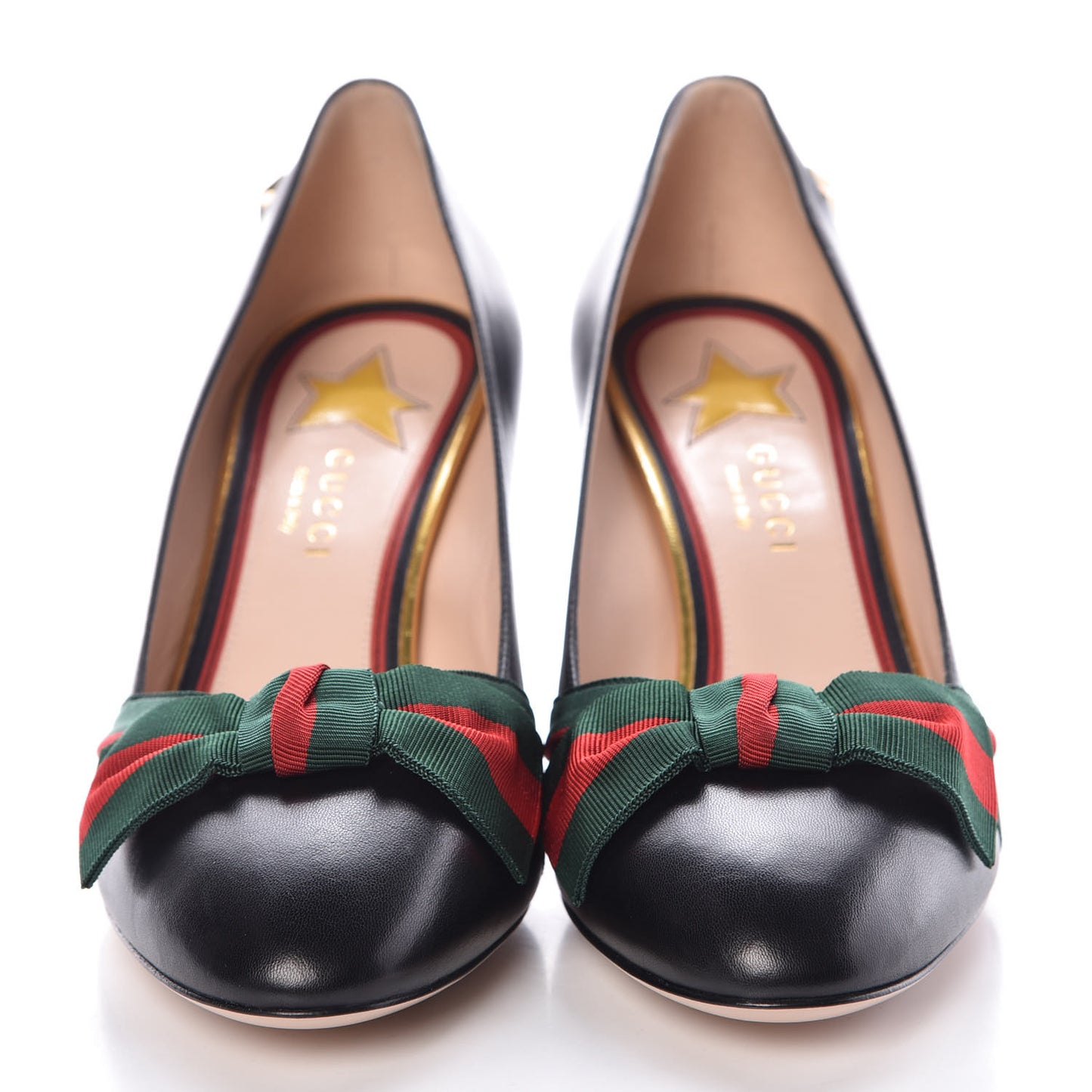 Calfkin Web Bow Pumps 38 Black
