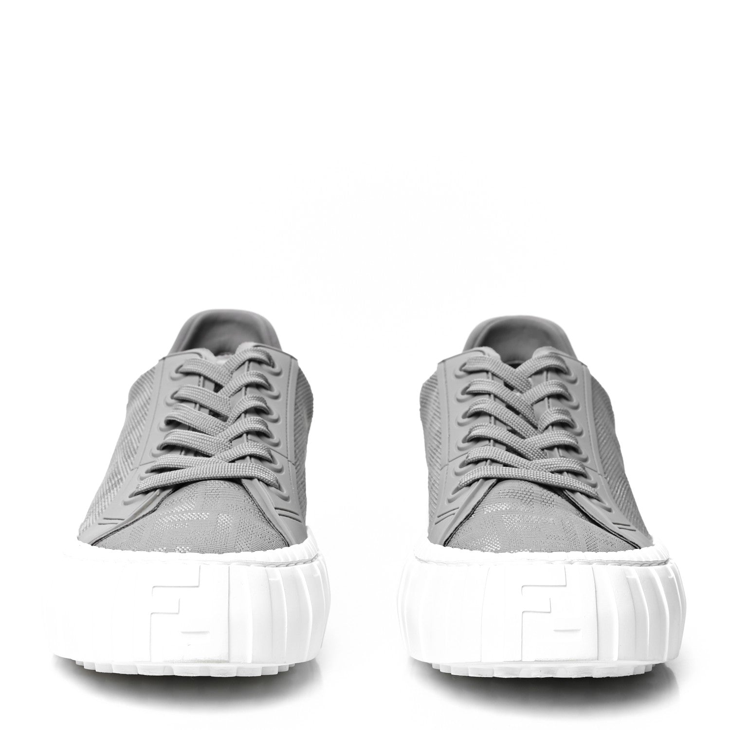 Fendi Vitello Mesh FF Mens Fendi Force Low Top Sneakers 8 Multicolor 2 of 8