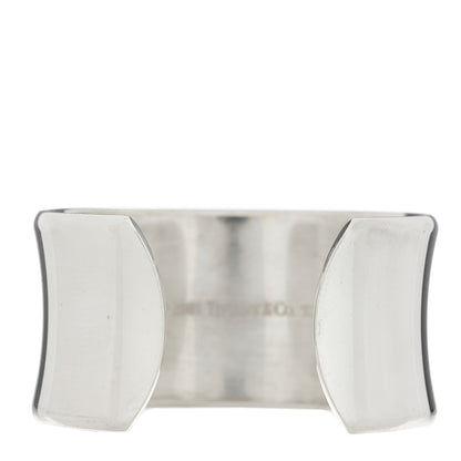 Tiffany Sterling Silver Wide 1837 Cuff Bracelet 2 of 4