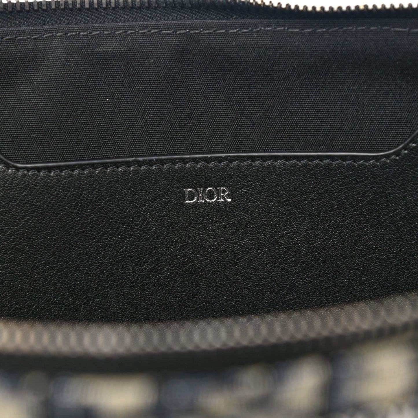 Oblique A4 Flat Pouch Clutch Blue