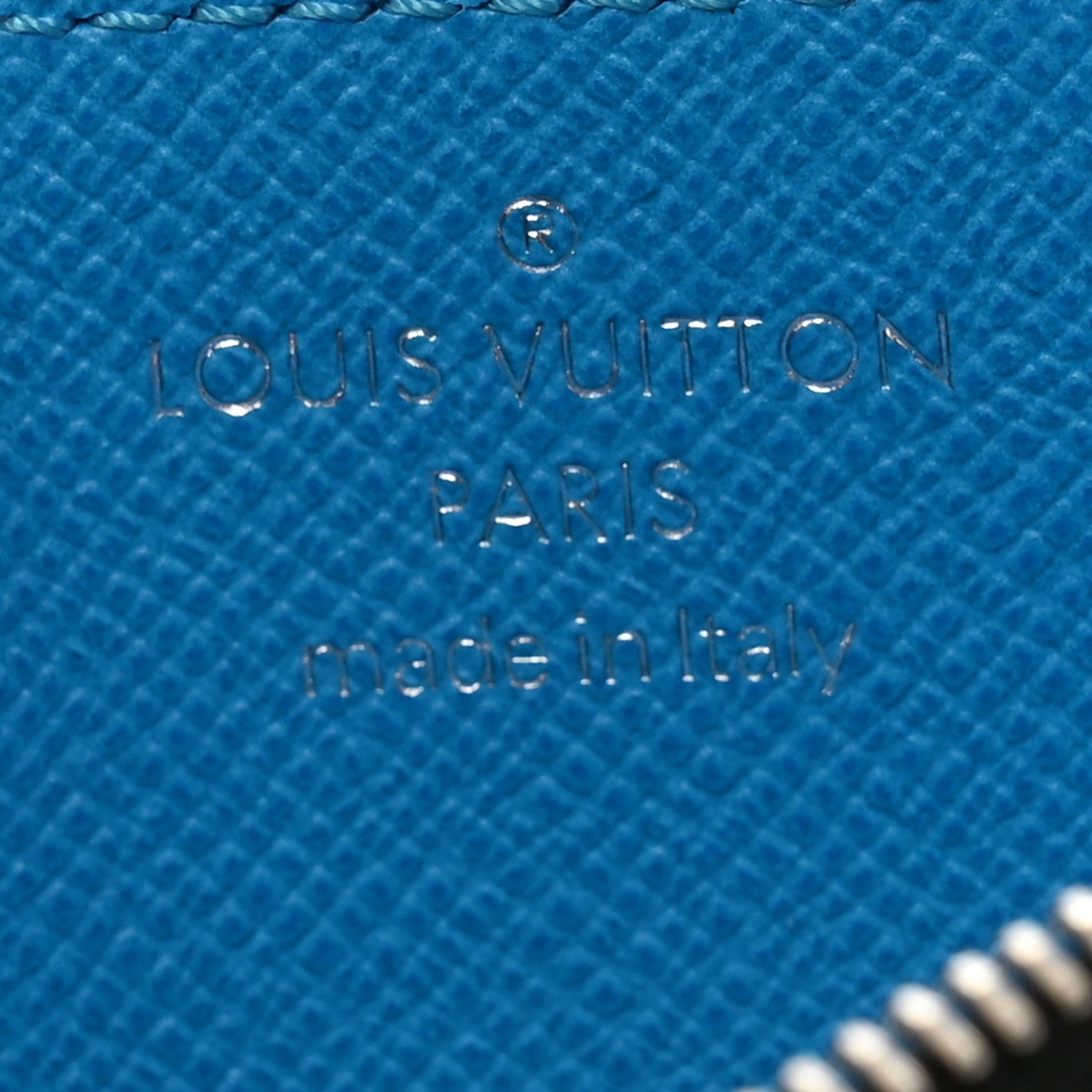 Louis Vuitton Taigarama Coin Card Holder Blue Lagoon 6 of 6