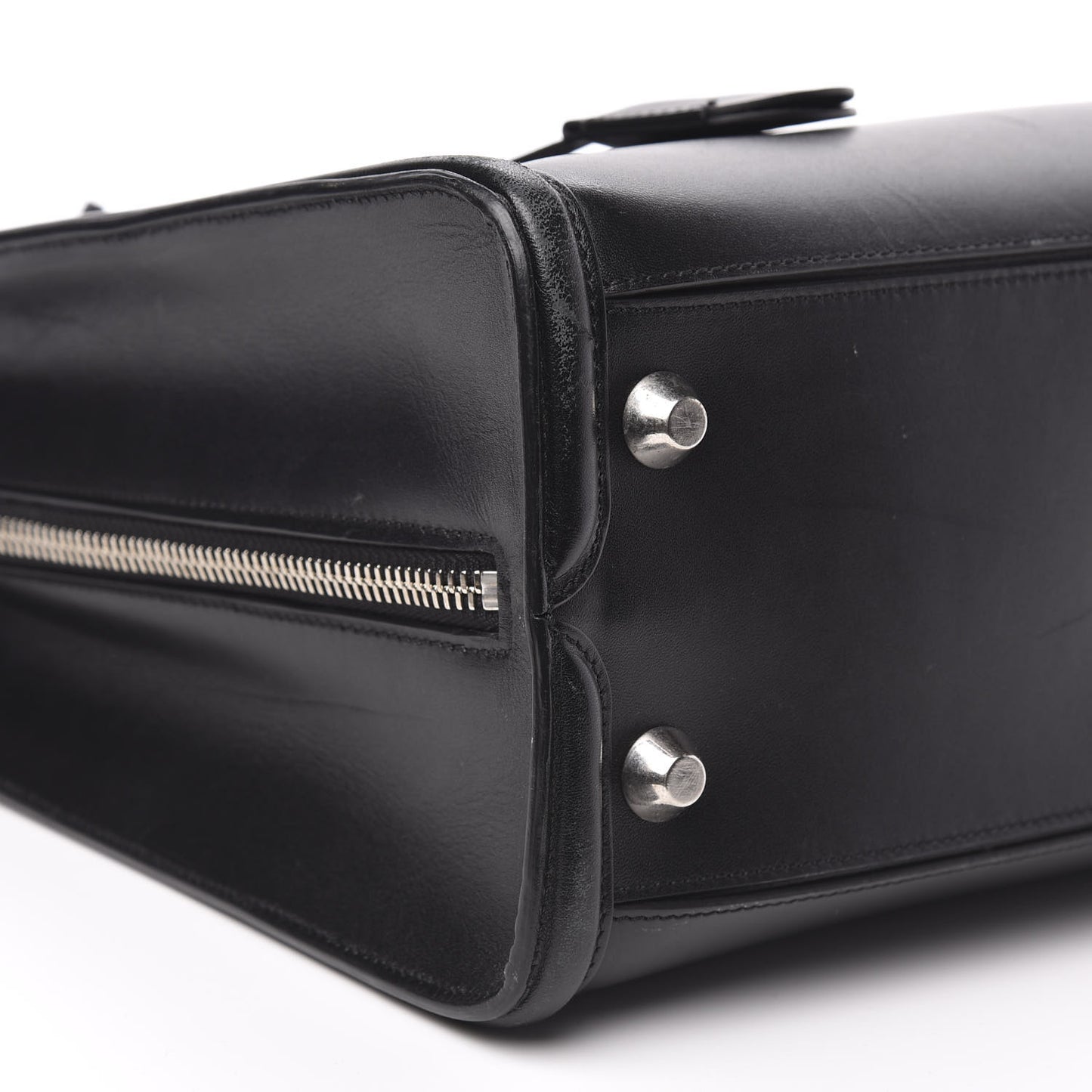 Calfskin Heroine Open Tote Black