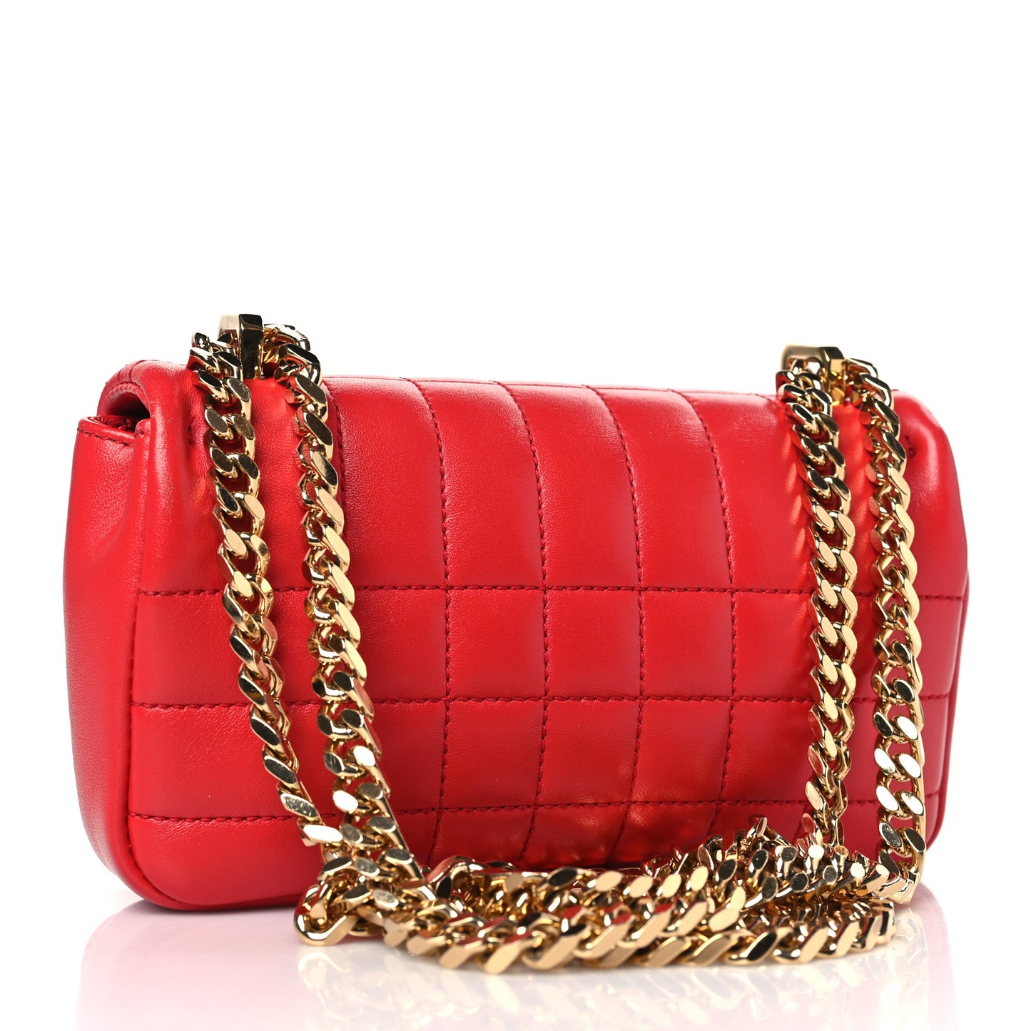 Lambskin Quilted Mini Lola Bag Bright Red