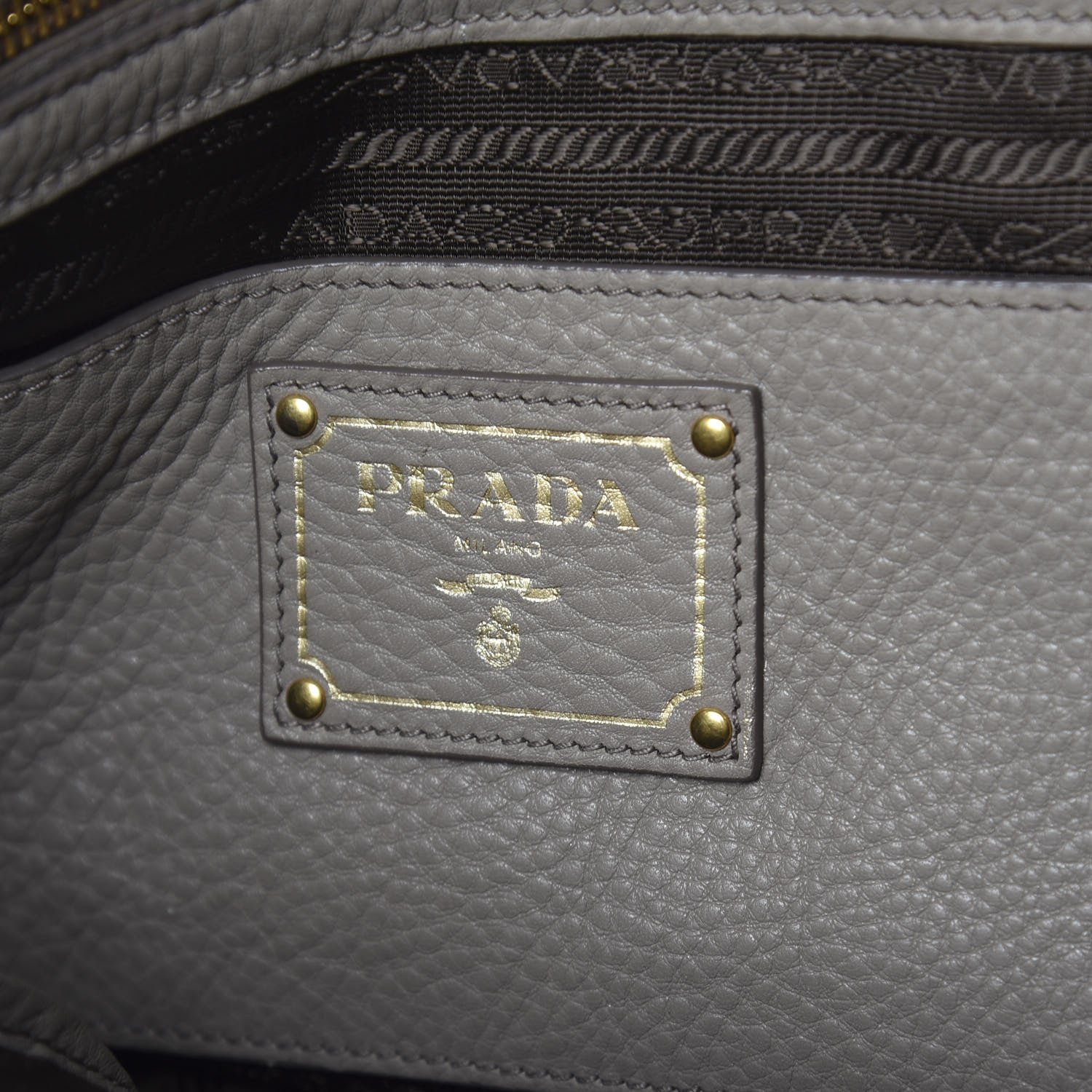 Prada Vitello Daino Tote Argilla 6 of 18