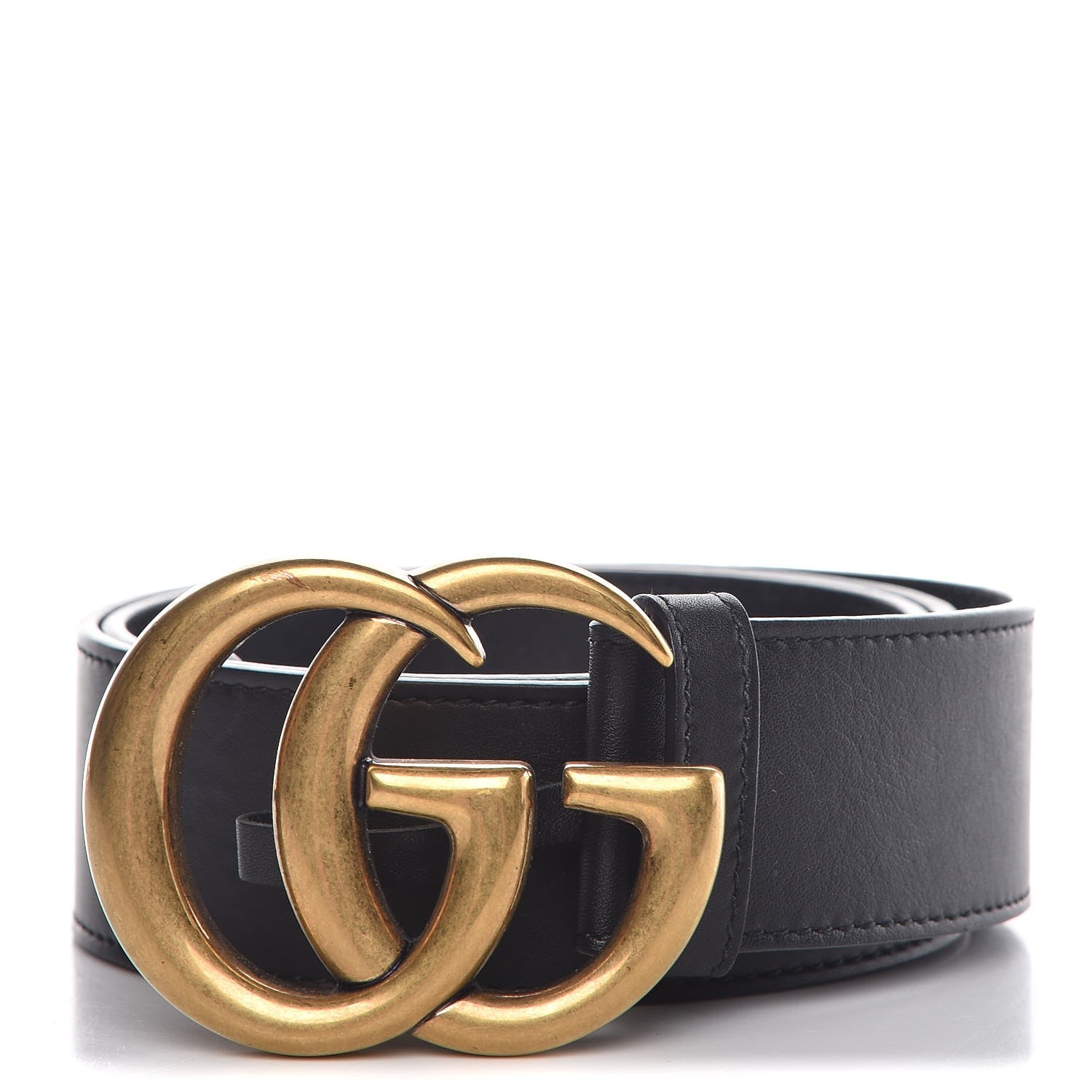 Gucci Calfskin Double G 40mm Belt 85 34 Black 1 of 7