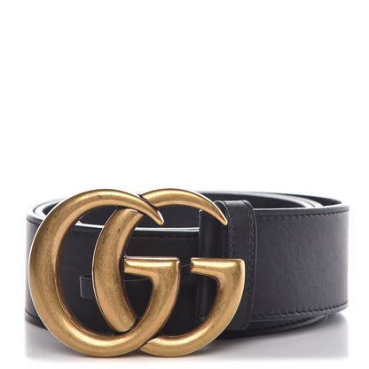 Gucci Calfskin Double G 40mm Belt 85 34 Black 1 of 7