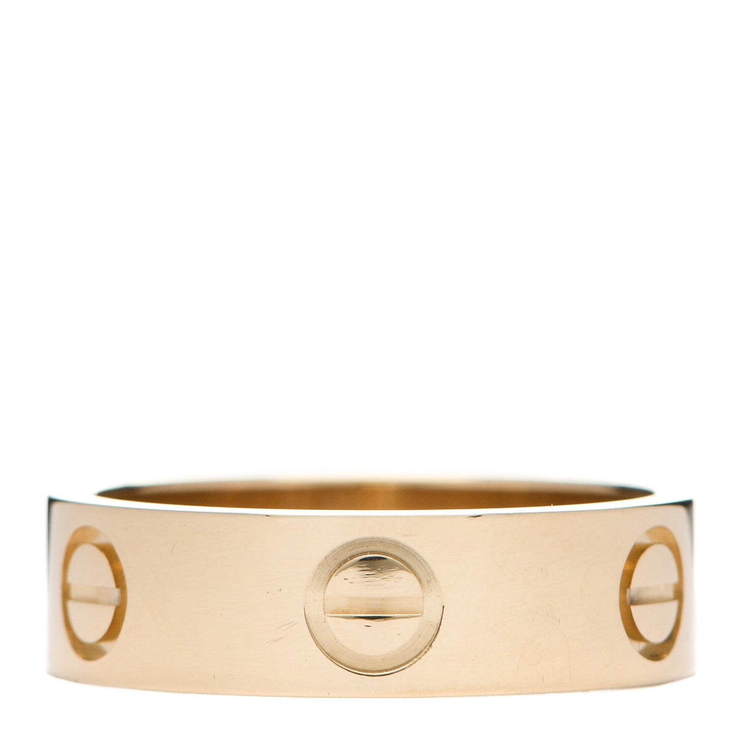 18K Yellow Gold 5.5mm LOVE Ring 53 6.5