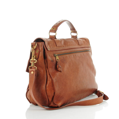 Proenza Schouler Lambskin Large PS1 Satchel Saddle 3 of 9