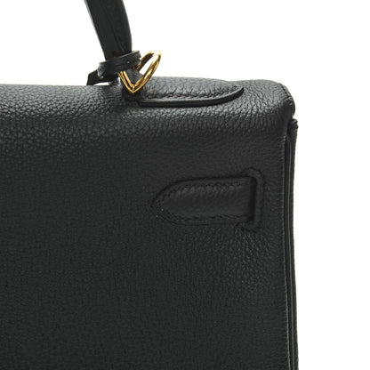 Hermes Togo Kelly Retourne 32 Black 12 of 24