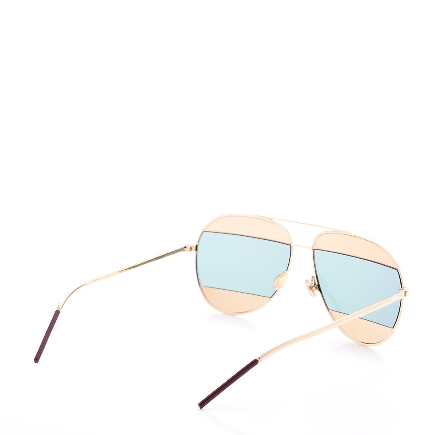 Split 1 Aviator Sunglasses Gold