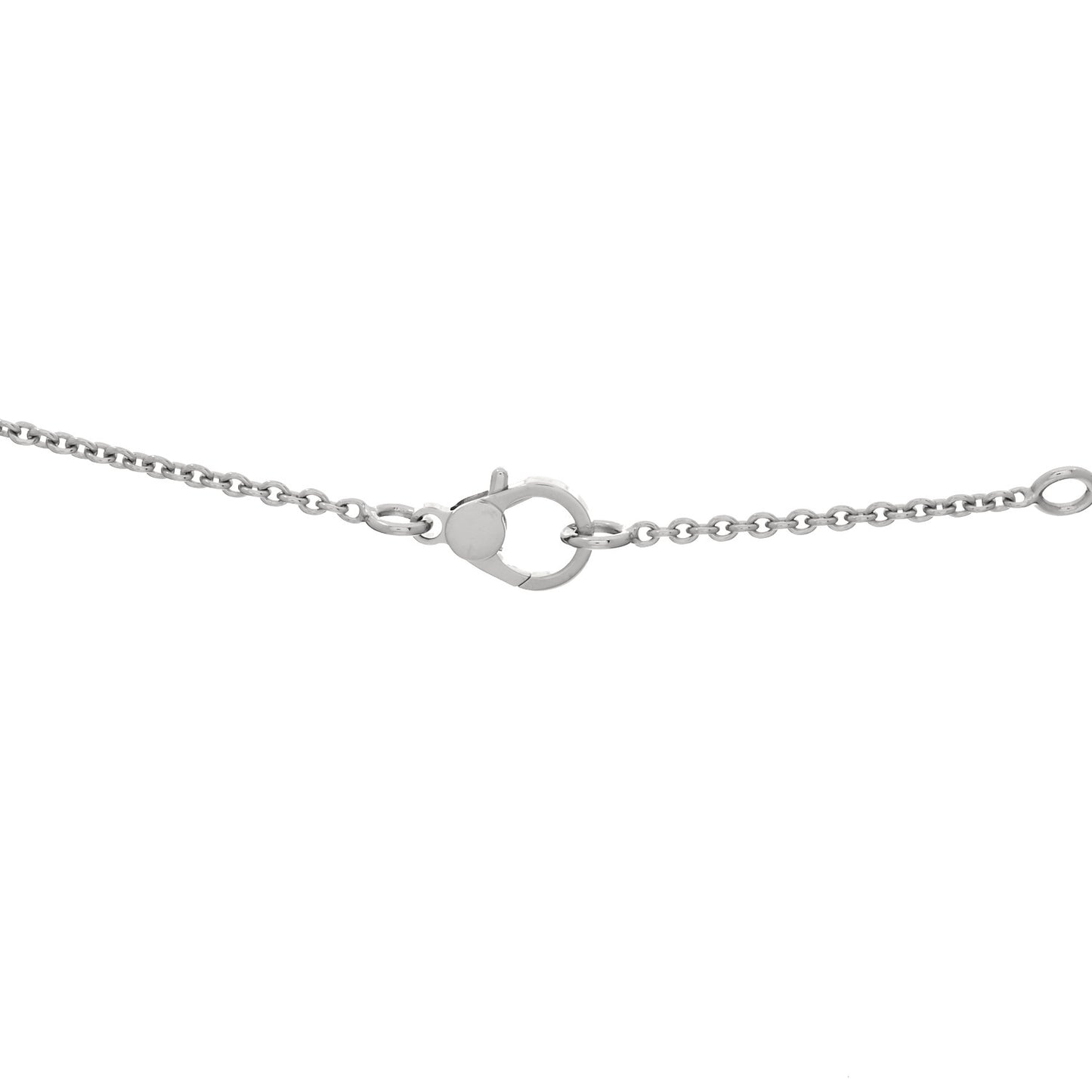 18K White Gold Diamond Finesse Pendant Necklace