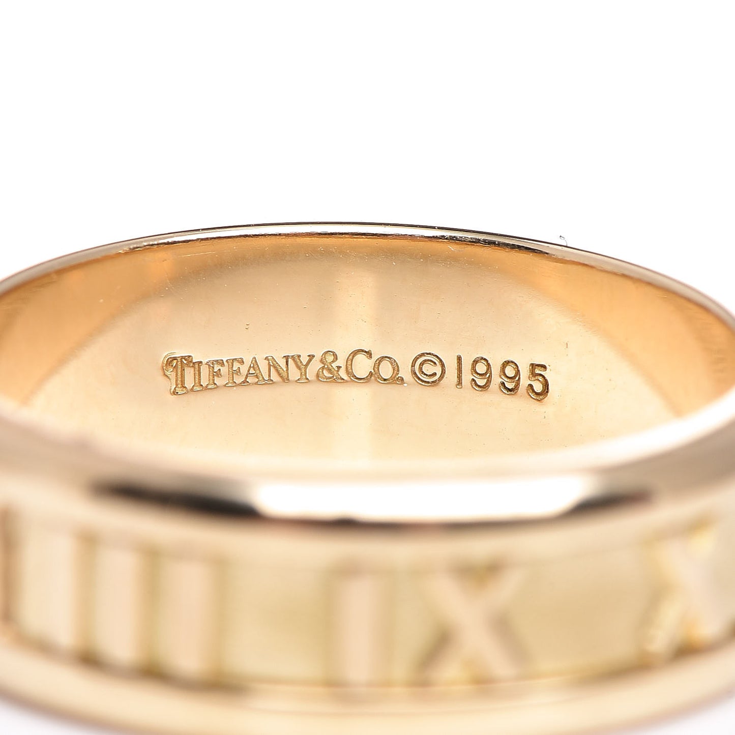 18K Yellow Gold Atlas Ring 61 9.25
