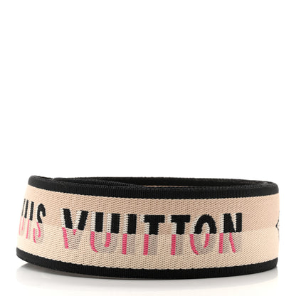 Louis Vuitton Jacquard Speedy Bandouliere 20 Shoulder Strap Black 2 of 3