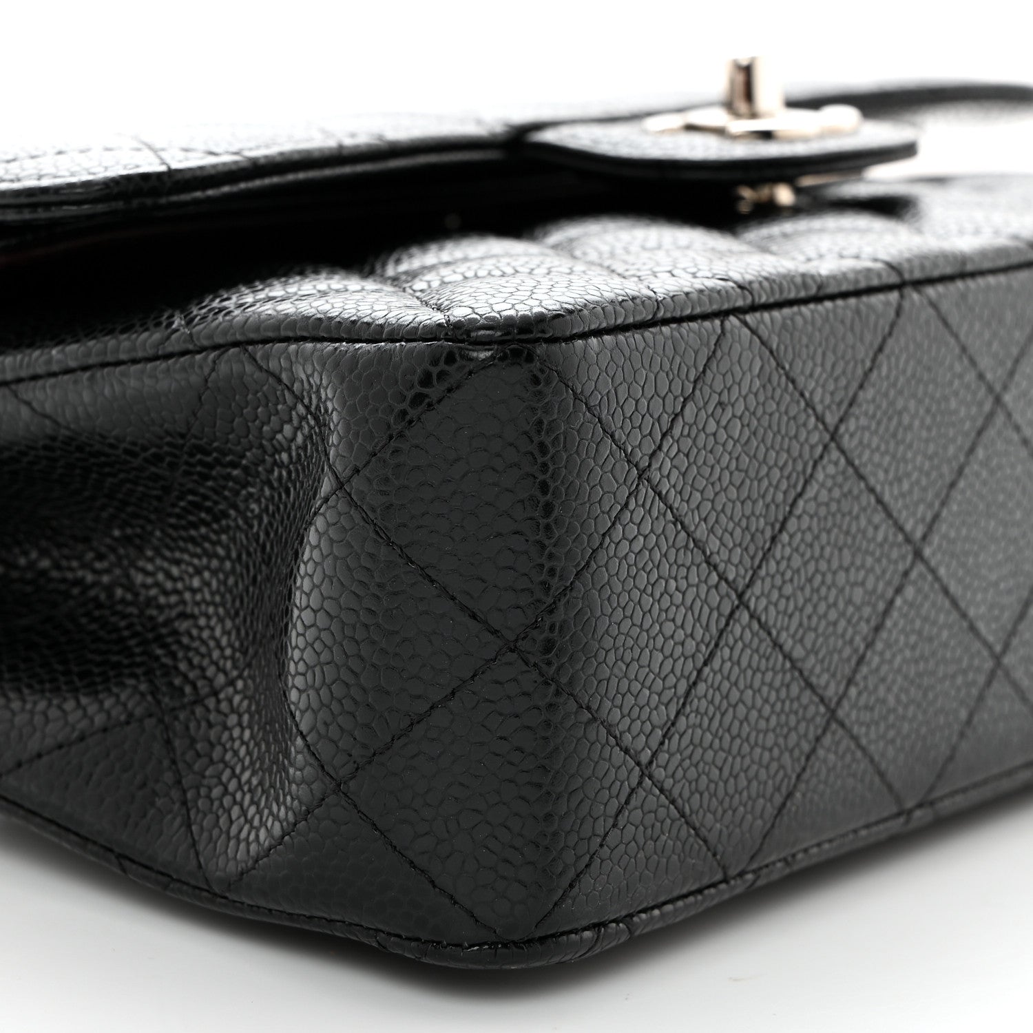 Chanel Caviar Quilted Small Double Flap Black 9 of 10