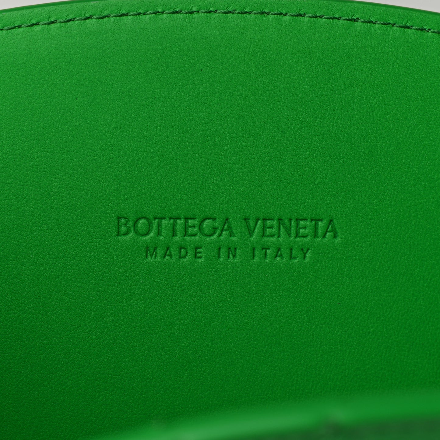 Brushed Calfskin Intrecciato Cradle Fold Over Shoulder Bag Parakeet