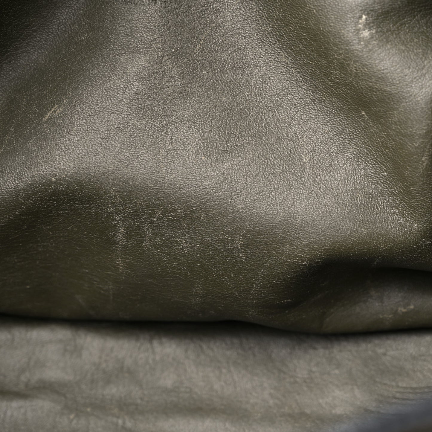 Grained Calfskin To Be Cool Tote Khaki