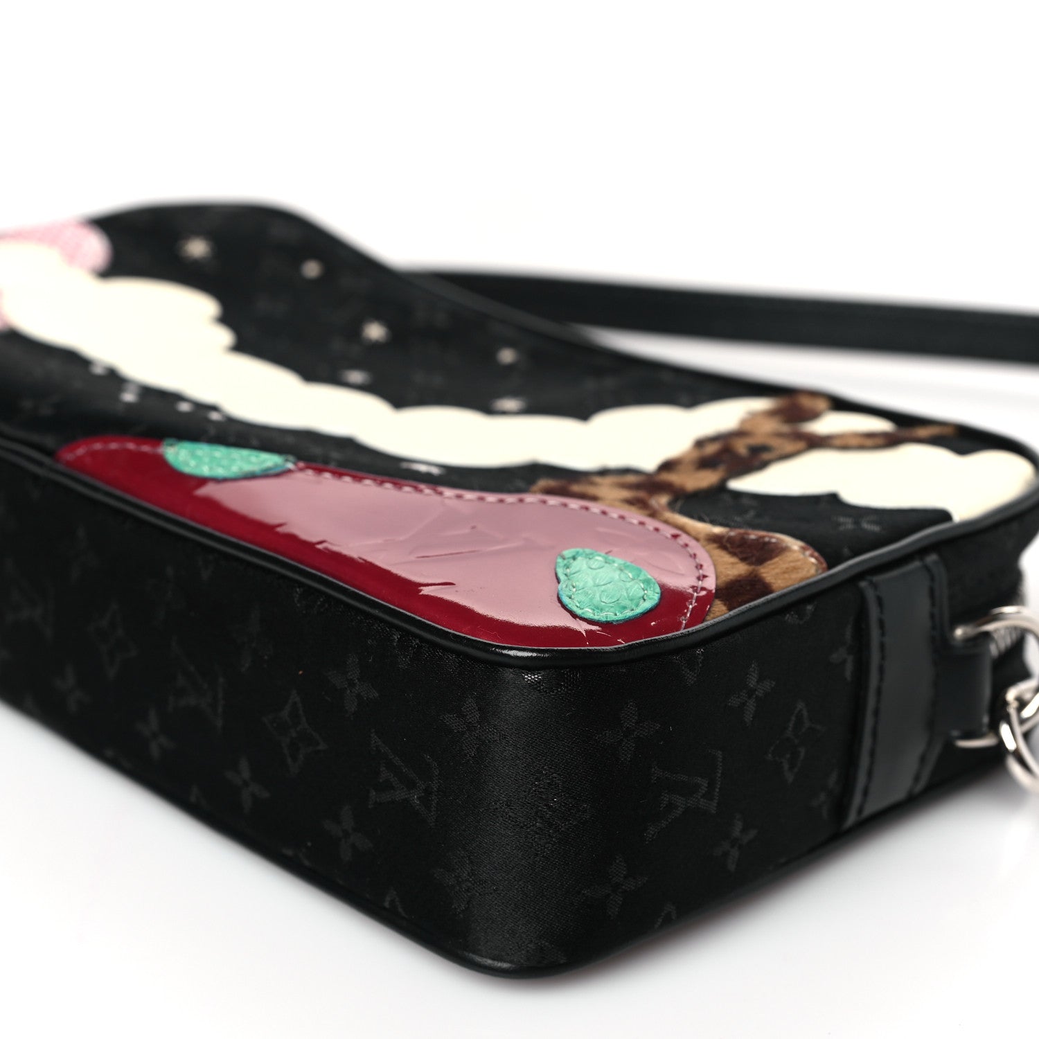 Louis Vuitton Satin Mini Monogram Conte De Fees Pochette Black 8 of 8