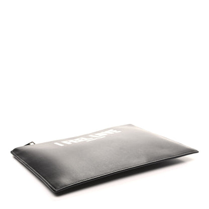 Givenchy Calfskin I Feel Love Medium Pouch Black 4 of 7