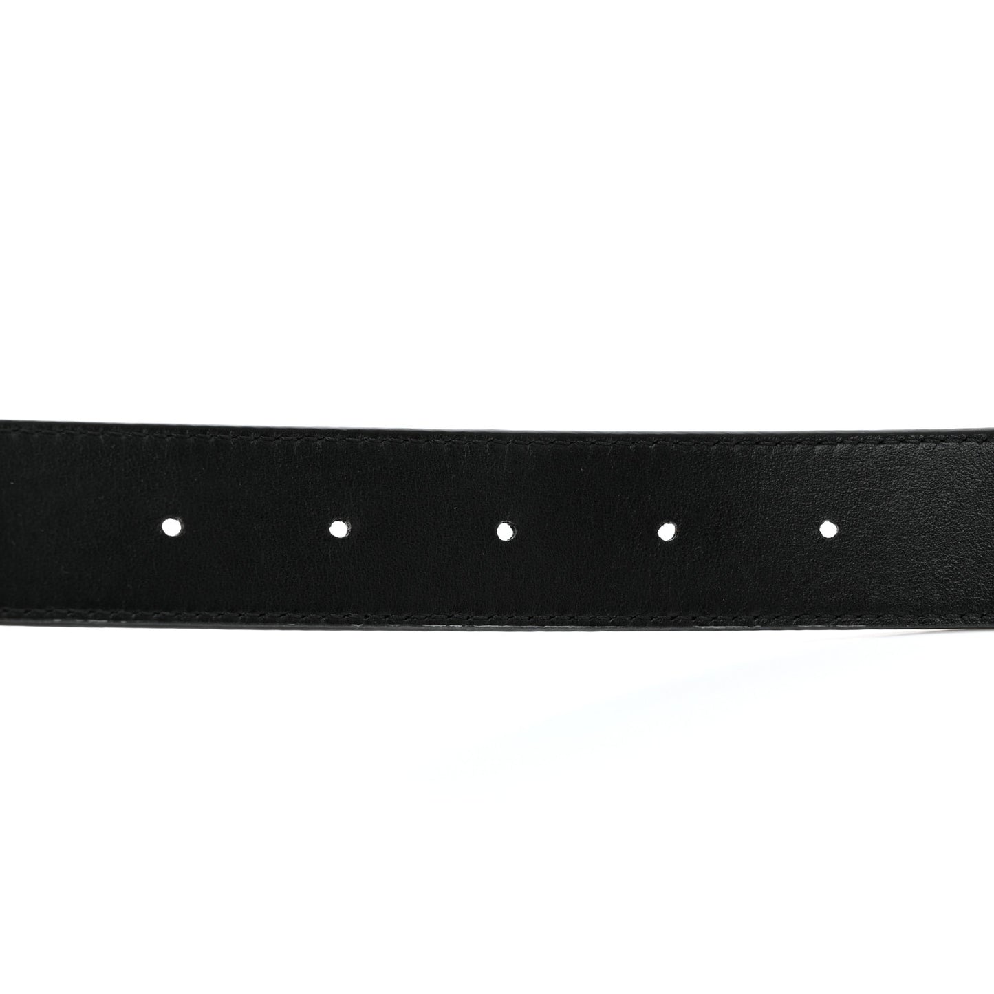 Calfskin LV Initiales Studs 30mm Reversible Belt 85/34 Black