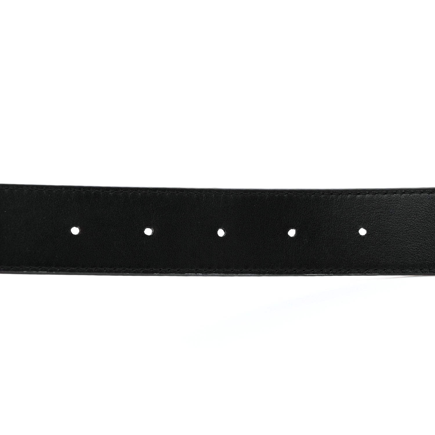 Louis Vuitton Calfskin LV Initiales Studs 30mm Reversible Belt 85/34 Black 4 of 5