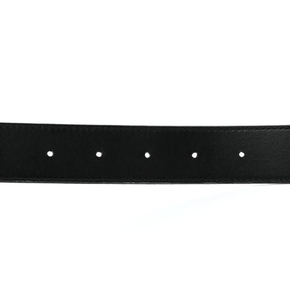 Louis Vuitton Calfskin LV Initiales Studs 30mm Reversible Belt 85/34 Black 4 of 5