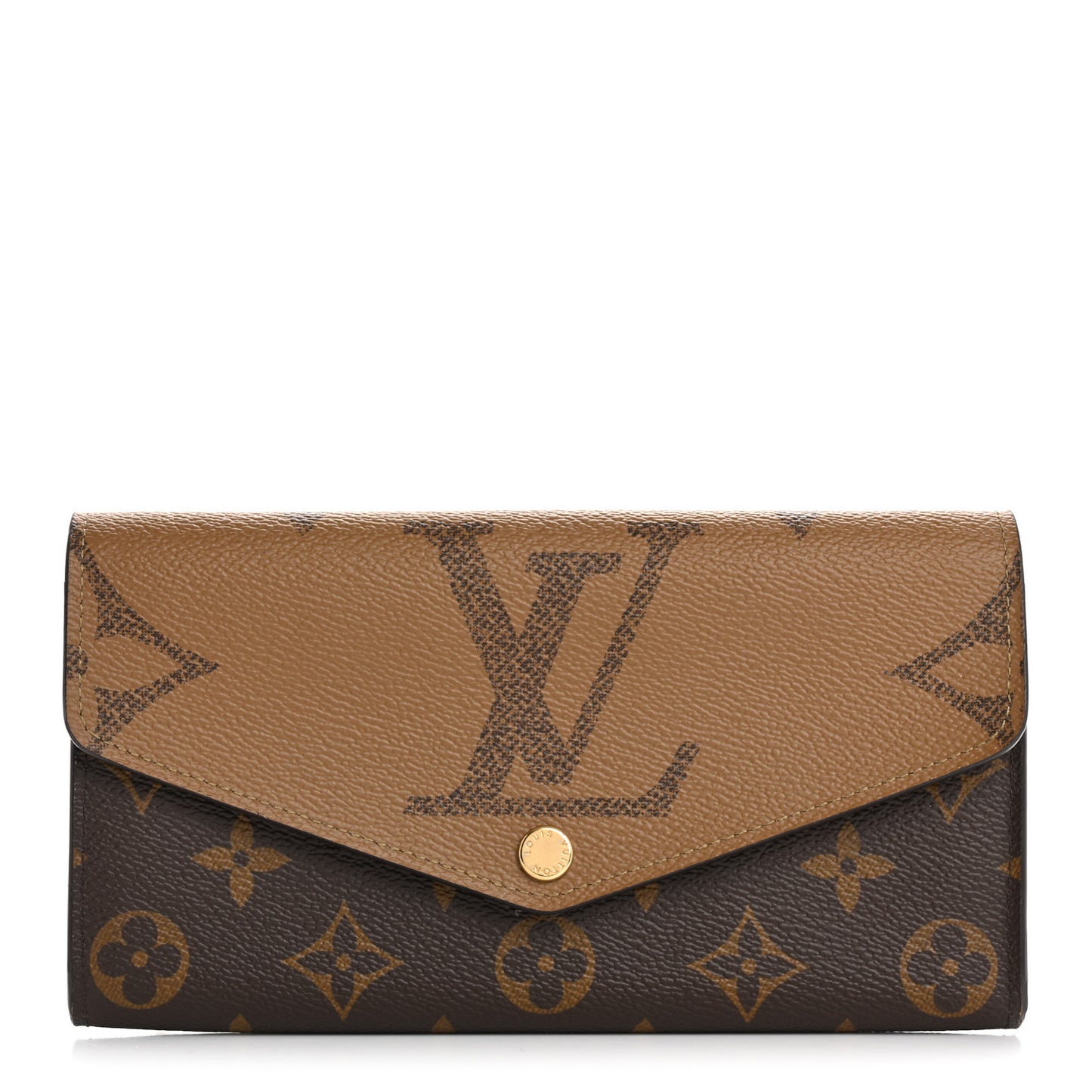 Reverse Monogram Giant Sarah Wallet
