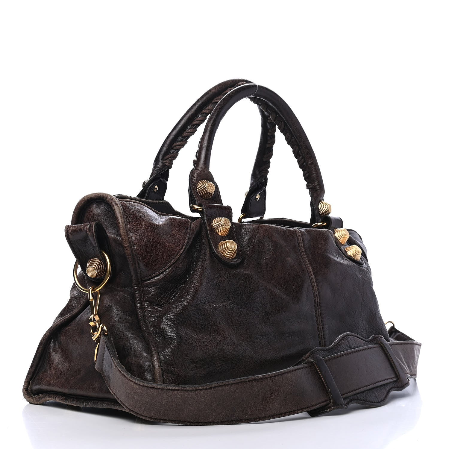 Balenciaga Chevre Giant 21 Gold Hardware Part Time Truffle 2 of 5