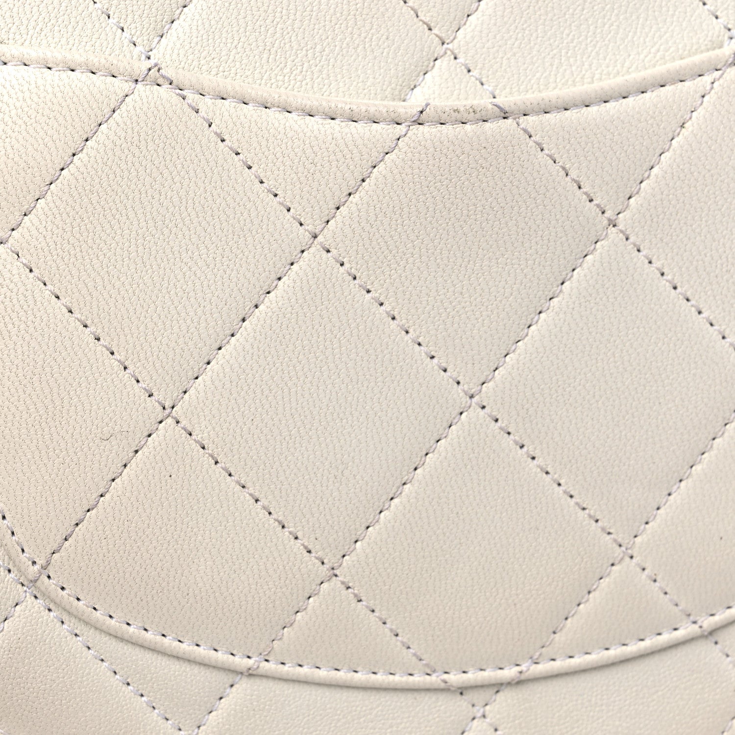Chanel Lambskin Quilted Small Studded Bubble Flap White 12 of 12