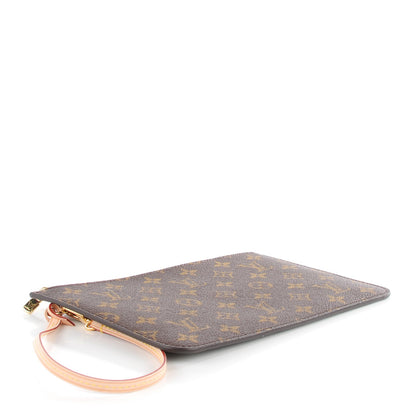 Louis Vuitton Monogram Neverfull MM GM Pochette Turquoise 4 of 7