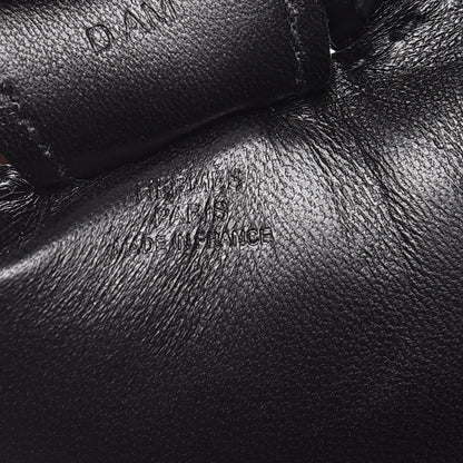 Hermes Milo Lambskin Grigri Rodeo Horse Bag Charm MM So Black 3 of 5