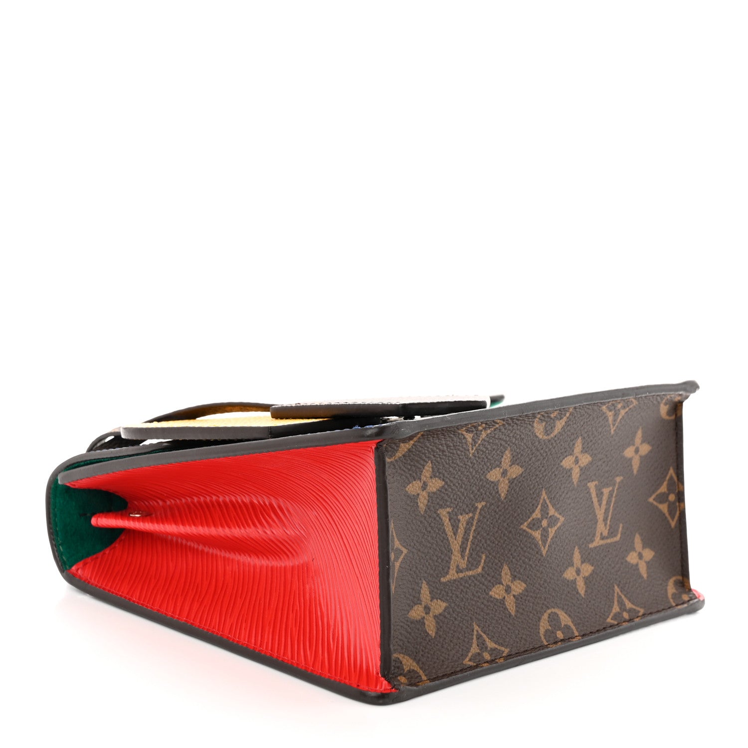 Louis Vuitton Vernis Epi Monogram Spring Street Blue 4 of 9