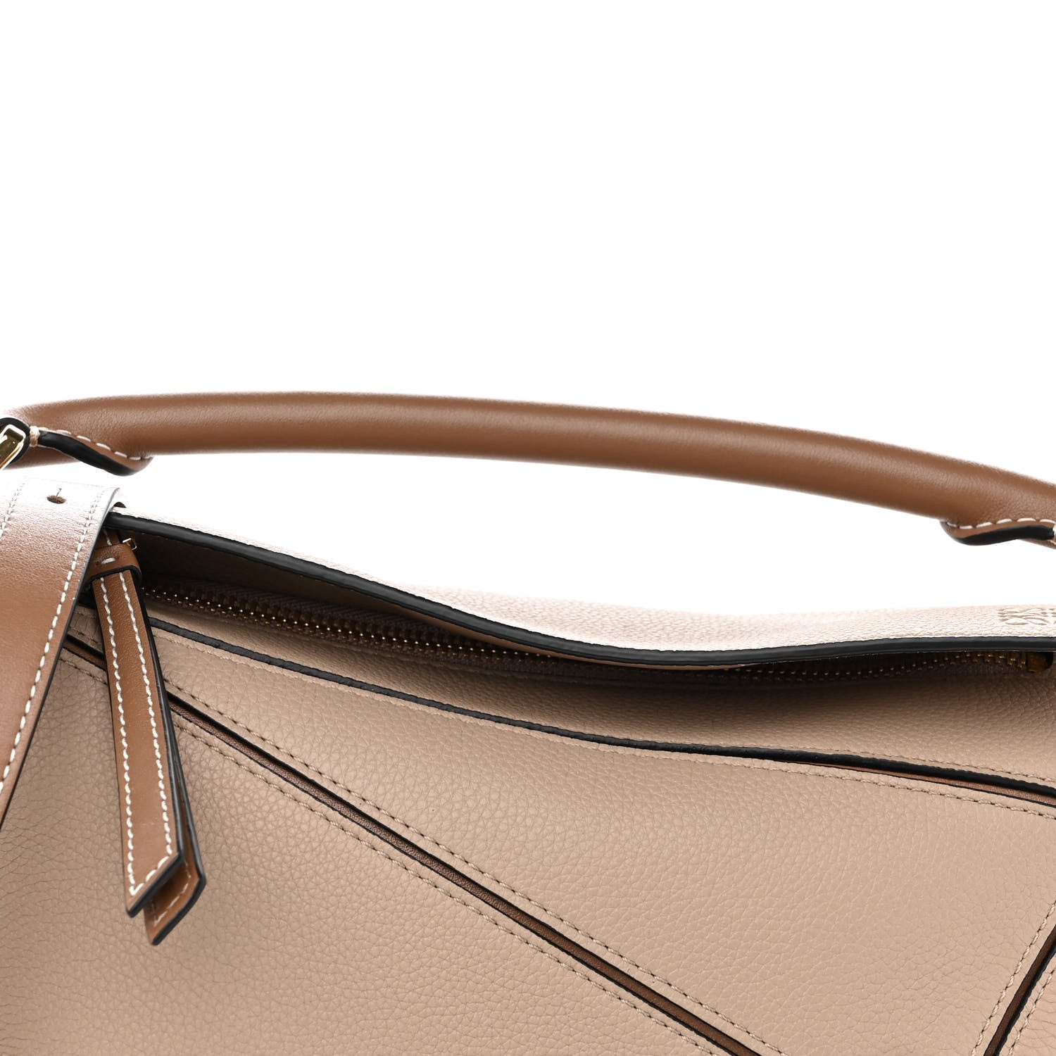 Loewe Grained Calfskin Small Puzzle Bag Sand Mink 6 of 8