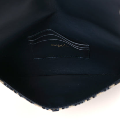 Christian Dior Oblique Saddle Pouch Blue 5 of 11