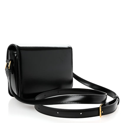 Celine Shiny Calfskin Teen Triomphe Black 3 of 9