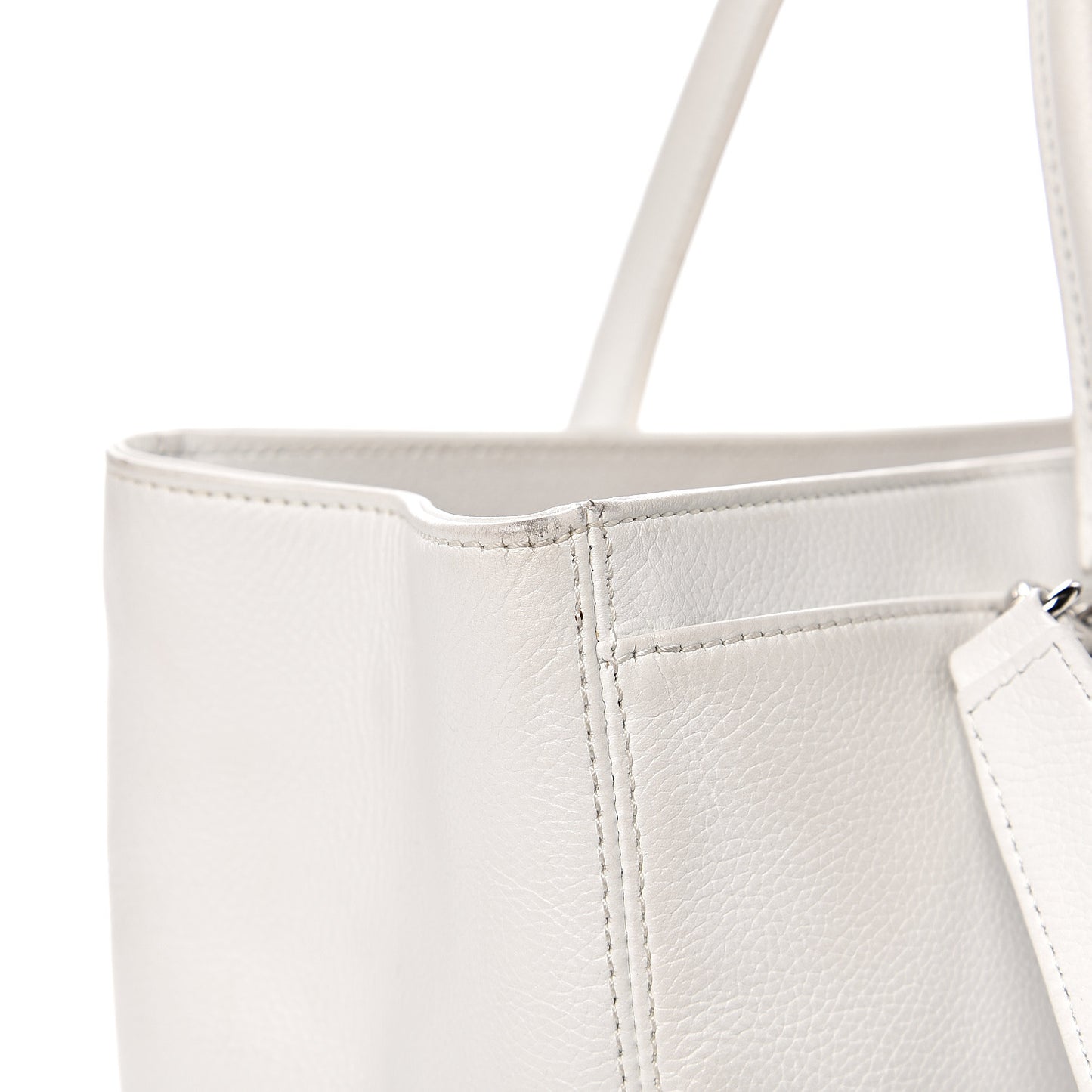 Caviar Cerf Executive Shopper Tote White
