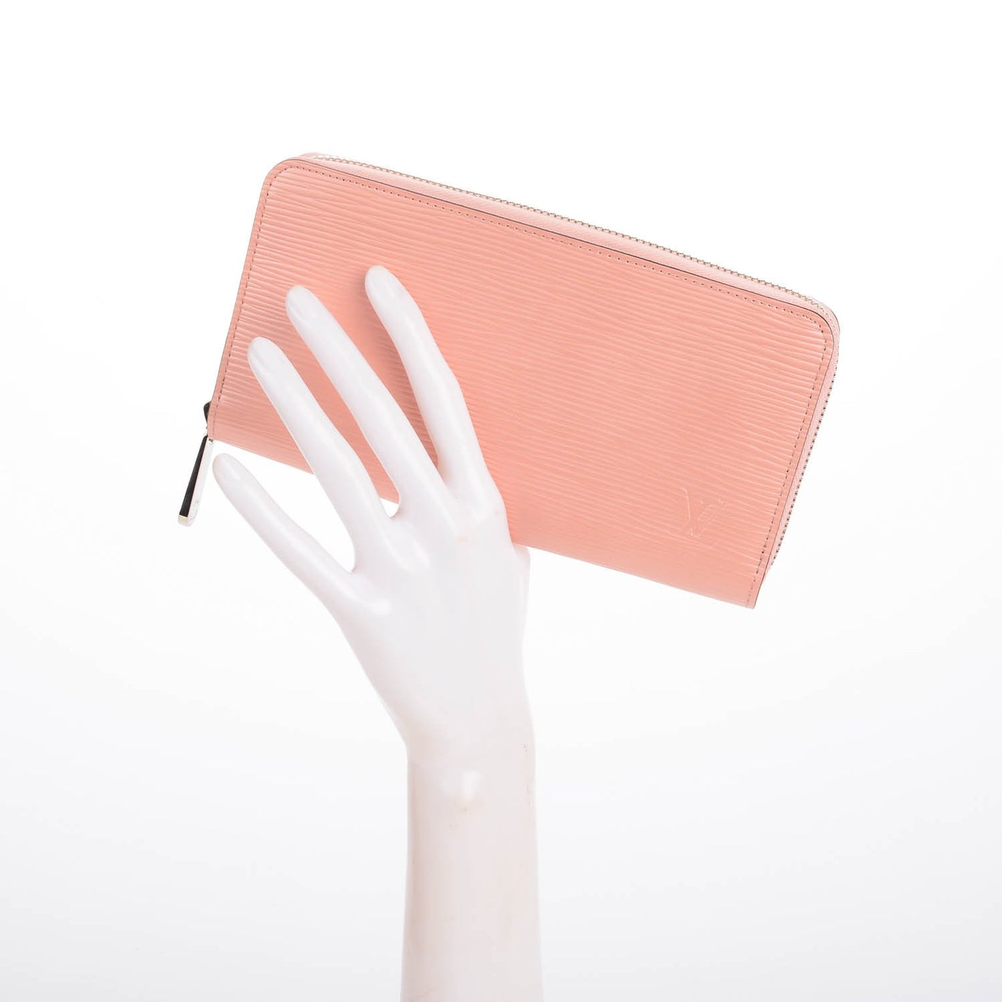 Epi Zippy Wallet Rose Nacre