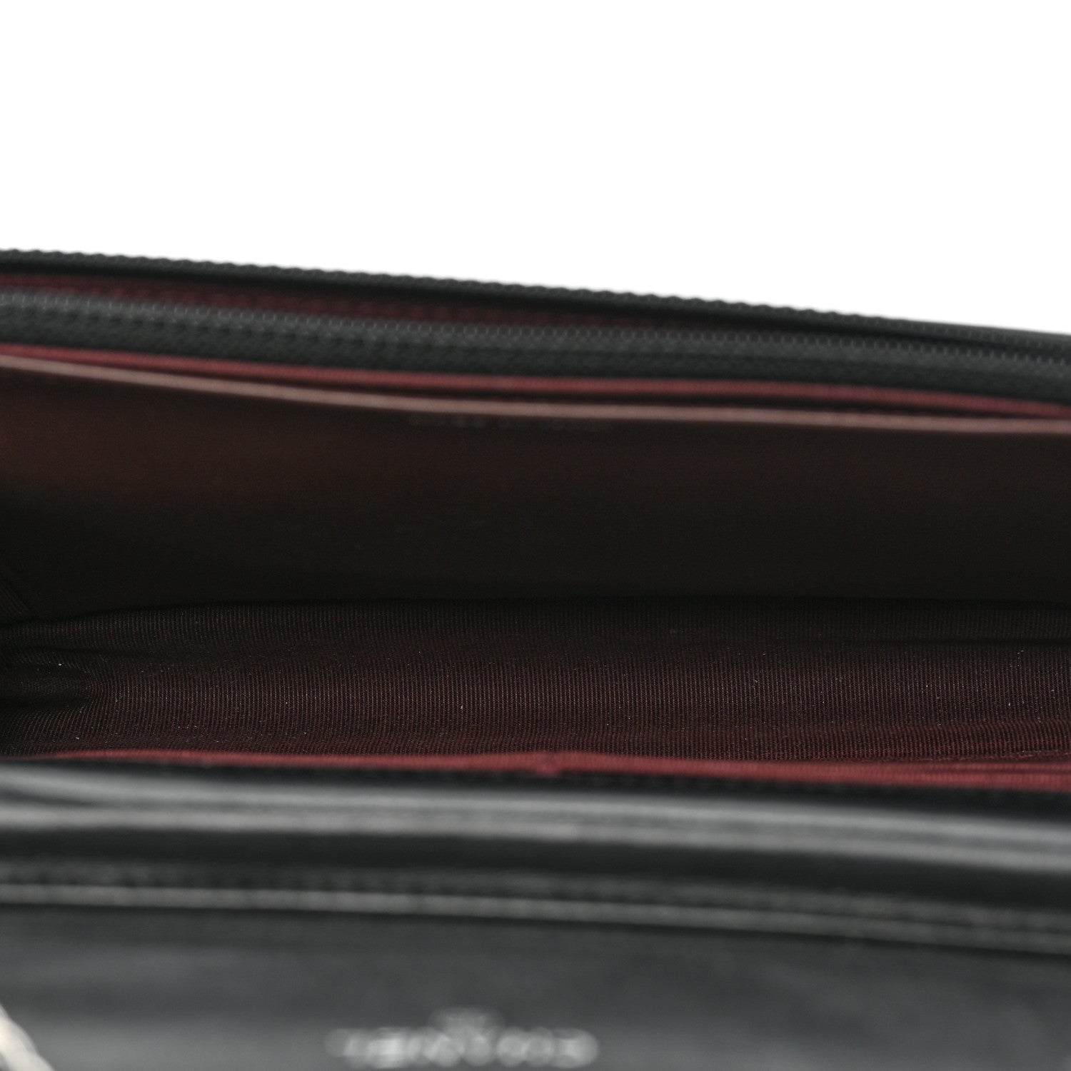 Chanel Lambskin Quilted Wallet On Chain WOC Black 5 of 10