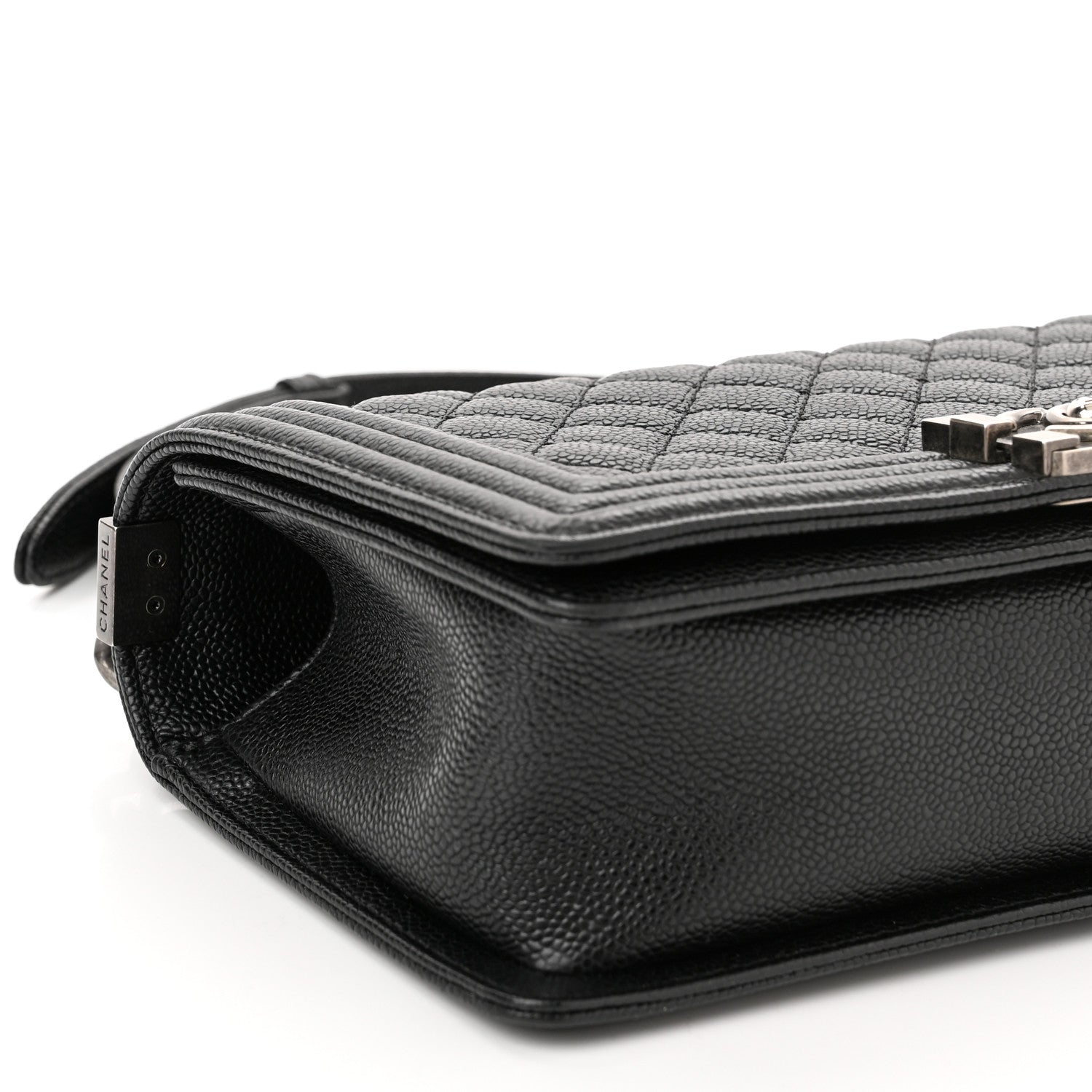 Chanel Caviar Quilted Medium Boy Flap Black 9 of 11