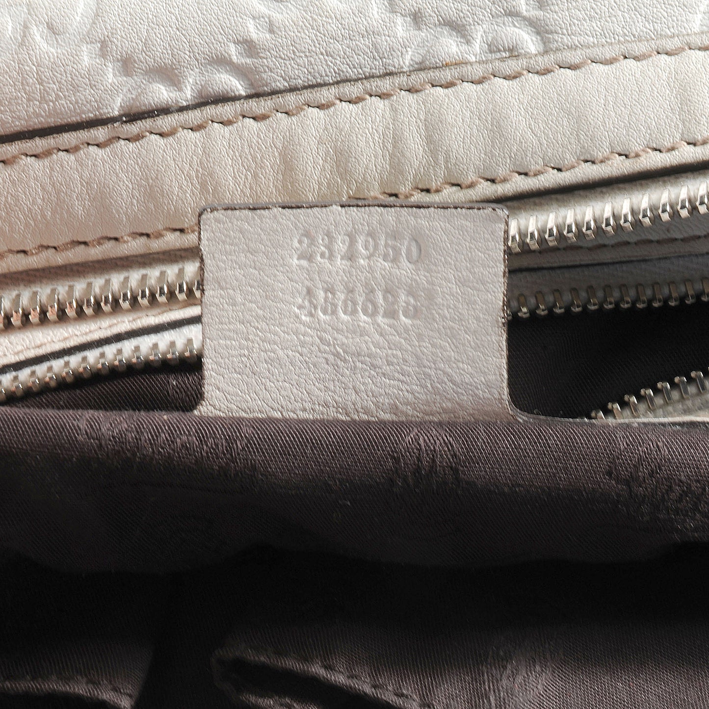 Guccissima Icon Bit Hobo White