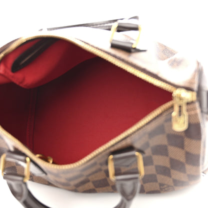 Louis Vuitton Damier Ebene Speedy Bandouliere 25 5 of 10