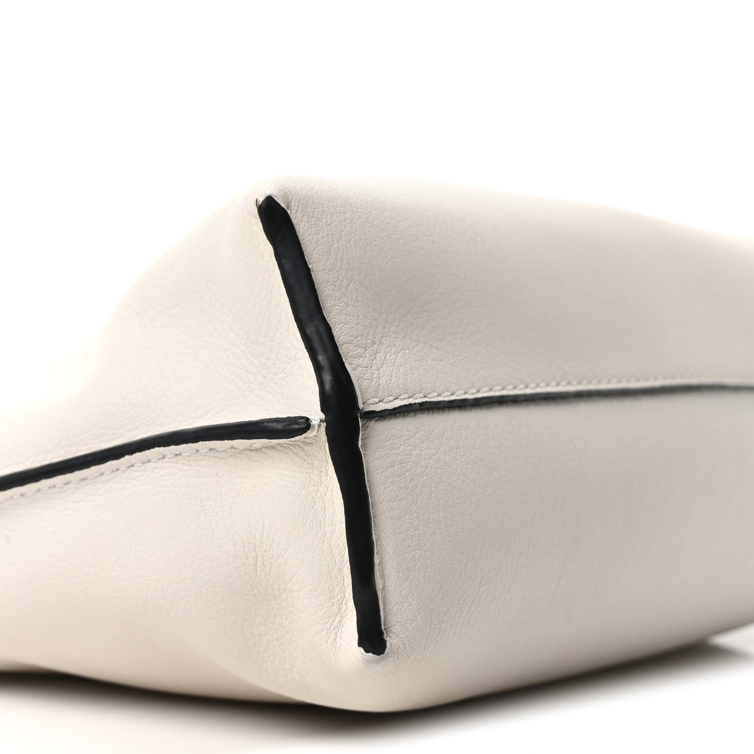 Loewe Calfskin Mini Flamenco Knot Clutch Soft White 8 of 9