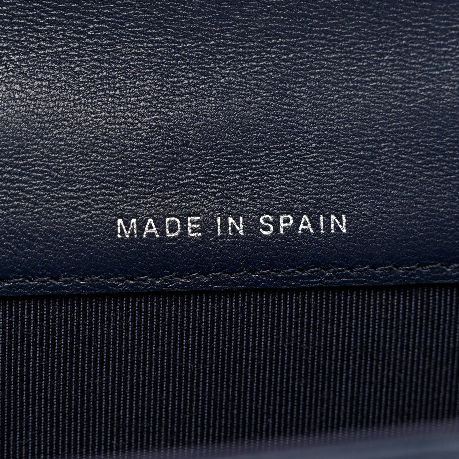 Chanel Lambskin Quilted Flap Card Holder Wallet Navy 6 of 10