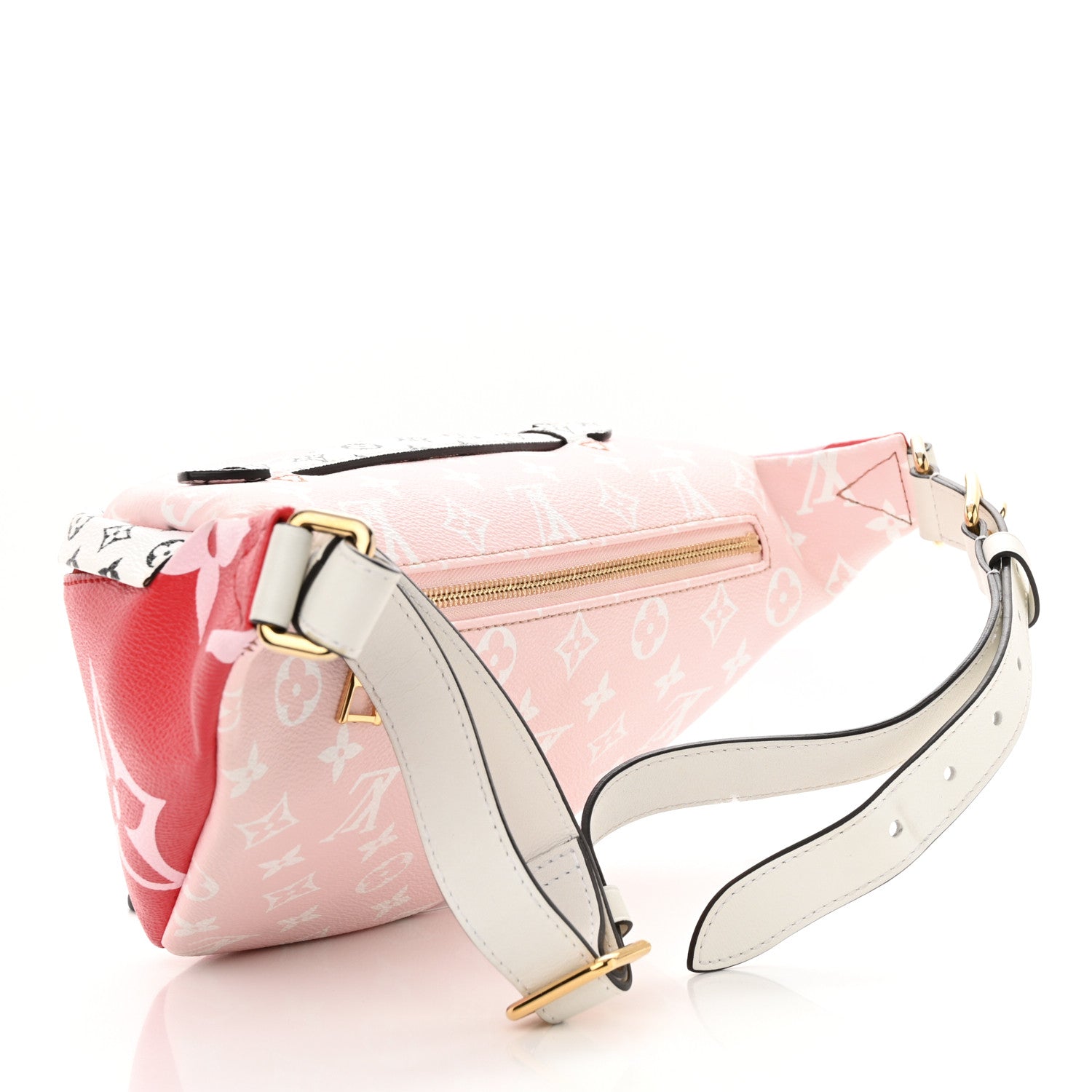 Louis Vuitton Monogram Giant Bumbag Rouge 3 of 11