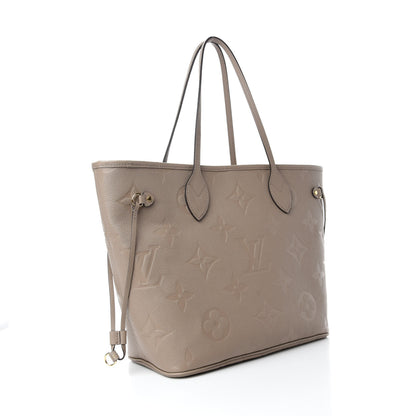 Louis Vuitton Empreinte Monogram Giant Neverfull MM Tourterelle 4 of 12
