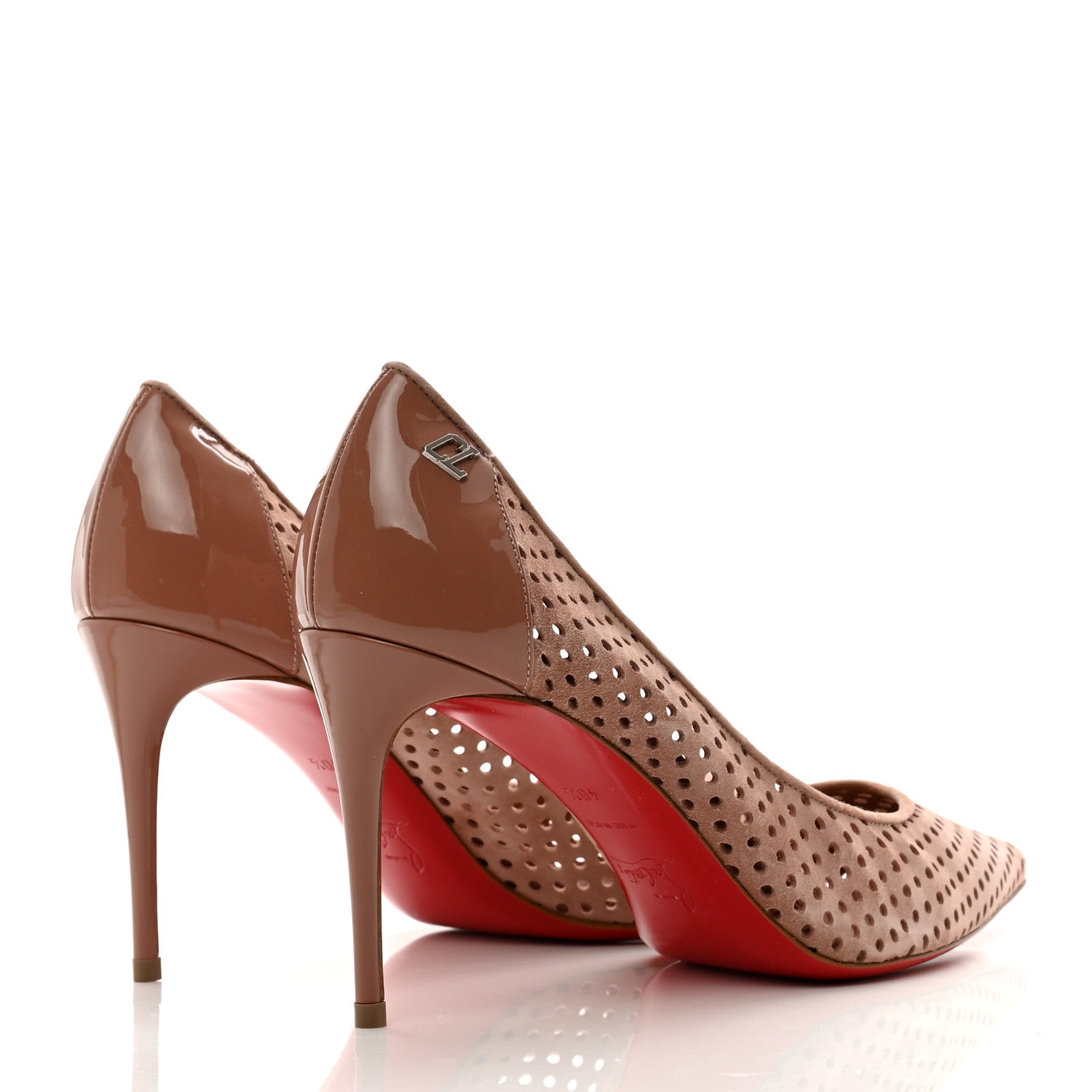 Christian Louboutin Veau Velours Condora 85 Pumps 40.5 Rhea 4 of 8