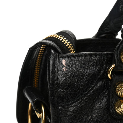 Balenciaga Agneau Giant 12 Gold Hardware Mini City Black 10 of 10