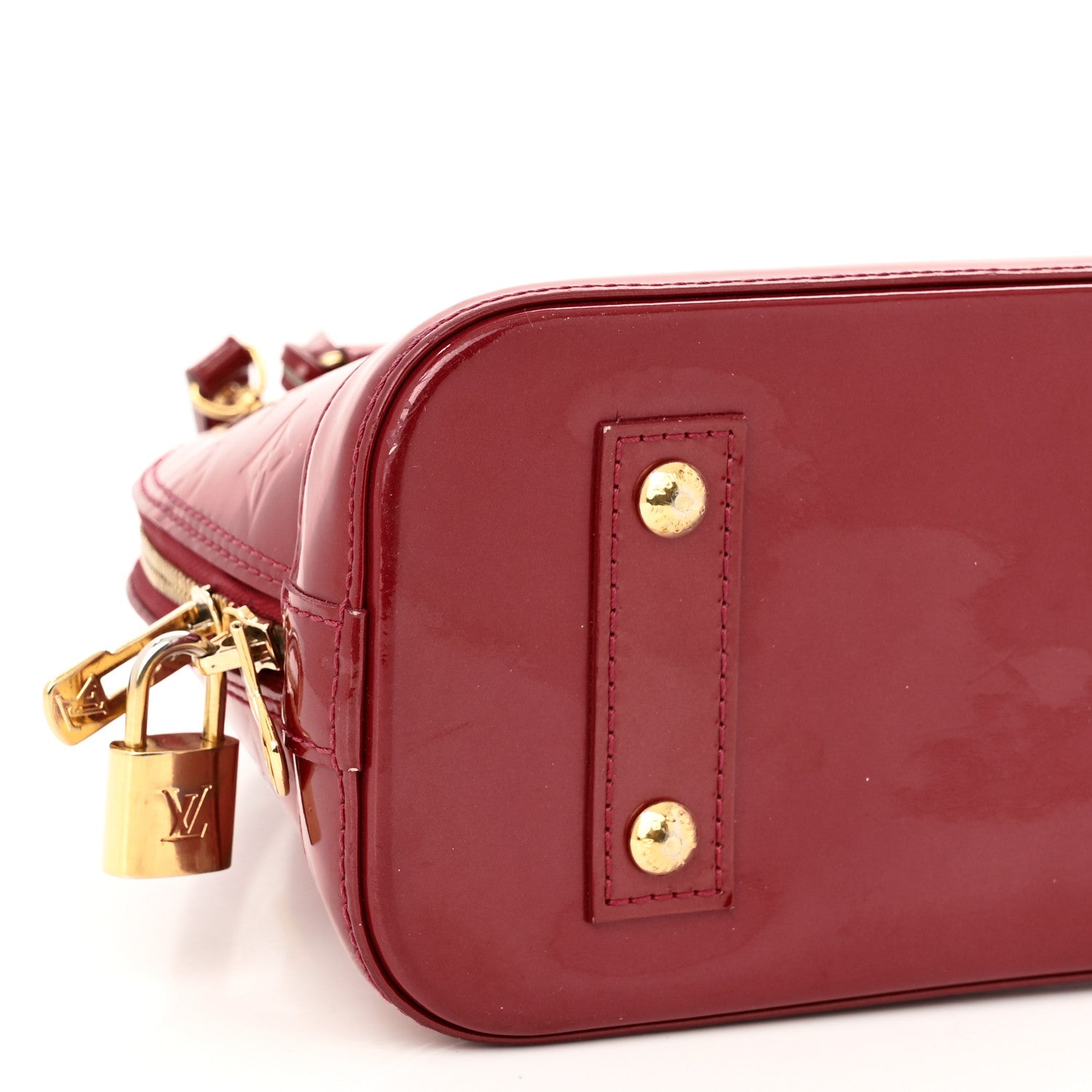 Louis Vuitton Vernis Alma BB Rose Indien 8 of 11